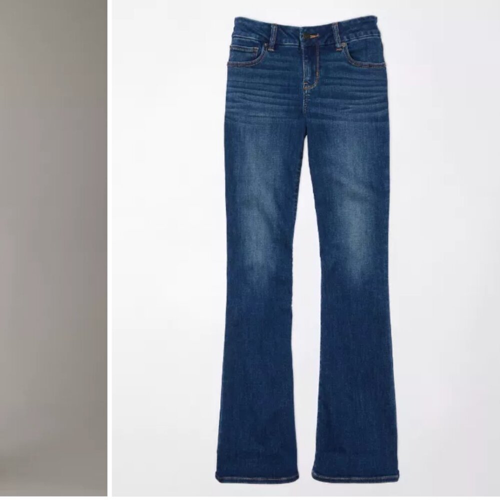 American Eagle Next Level Curvy Low-Rise Kick Bootcut Jean